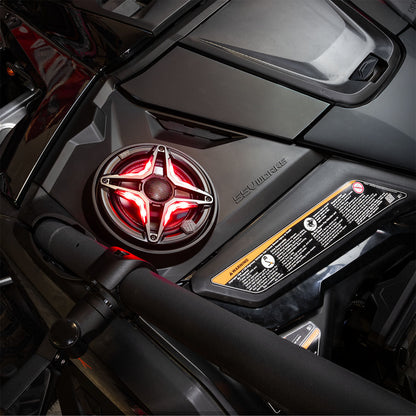 2024-2026 Can-Am® Maverick R, Phase-6 K-Spec 1400watt 6-Speaker Stereo System with Kicker Horns