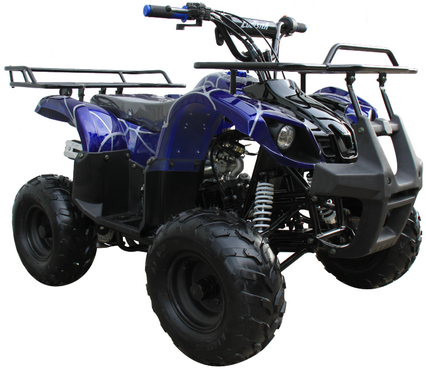 Mini 125cc Utility Style ATV, Electric Start, Automatic with Reverse, 7-inch Wheels, Ages 9-12