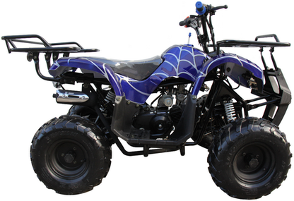 Mini 125cc Utility Style ATV, Electric Start, Automatic with Reverse, 7-inch Wheels, Ages 9-12