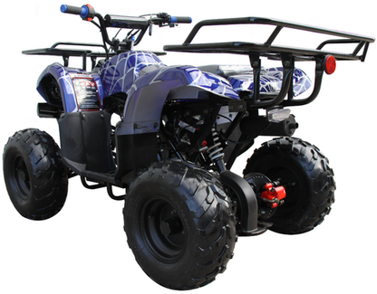 Mini 125cc Utility Style ATV, Electric Start, Automatic with Reverse, 7-inch Wheels, Ages 9-12