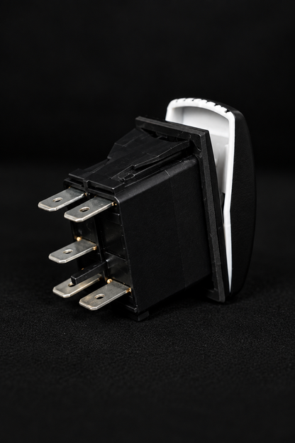 Marshin Whips Illuminated Rocker Switch | Universal LED Control | On/Off Laser-Etched