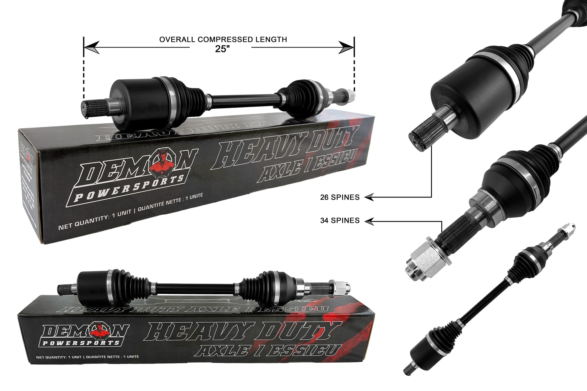 Kubota RTV-X1100 Demon Heavy Duty Axle