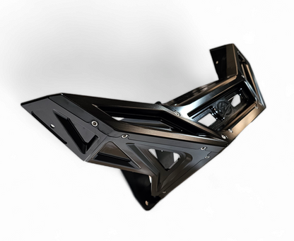 2022-2025 Polaris RZR Pro R, Pro S, Turbo R Machined Billet Front Winch Bumper (Black Anodize)