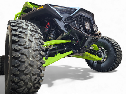2022-2025 Polaris RZR Pro R, Pro S, Turbo R Machined Billet Front Winch Bumper (Black Anodize)