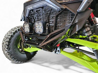 2022-2025 Polaris RZR Pro R, Pro S, Turbo R Machined Billet Front Winch Bumper (Black Anodize)