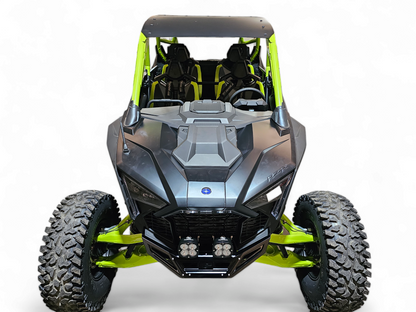 2022-2025 Polaris RZR Pro R, Pro S, Turbo R Machined Billet Front Winch Bumper (Black Anodize)