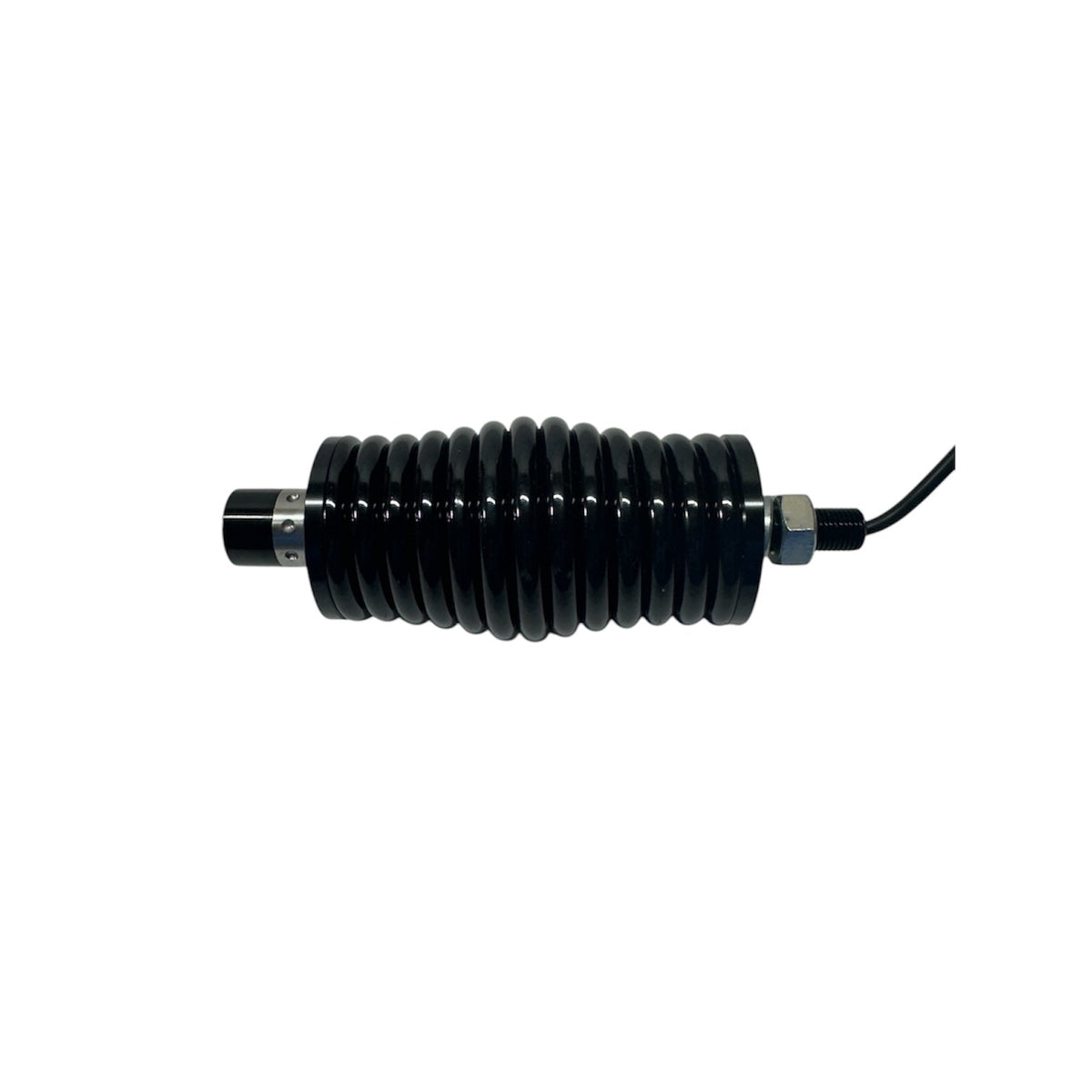 Premium Heavy-Duty Black Barrel Spring for Big Eddy's LED Whips – Reinforced Protection with Quick-Release Power Integration