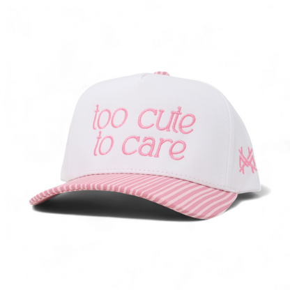 Too Cute To Care Trucker Hat