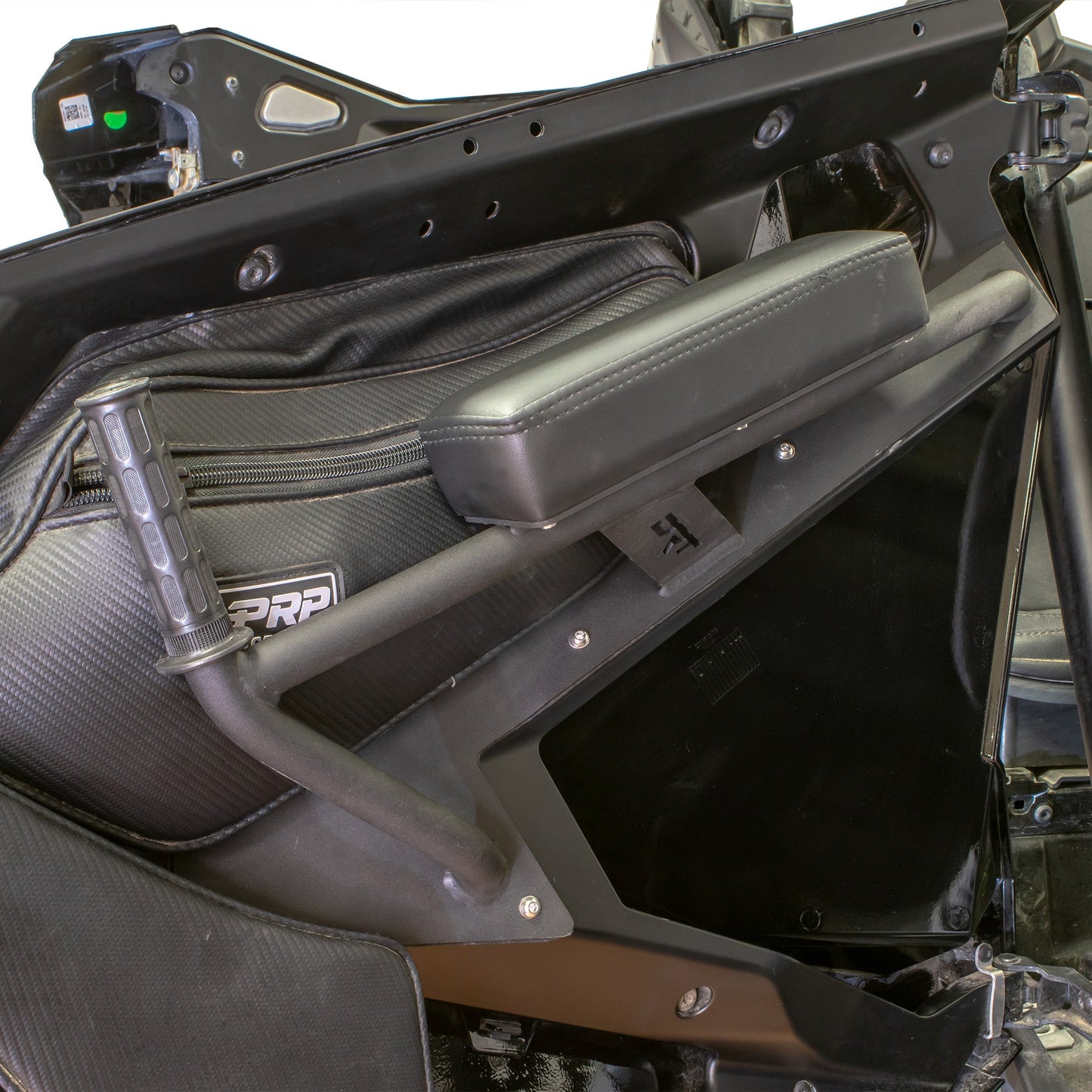 Driver side arm support on RZR Pro XP door panel