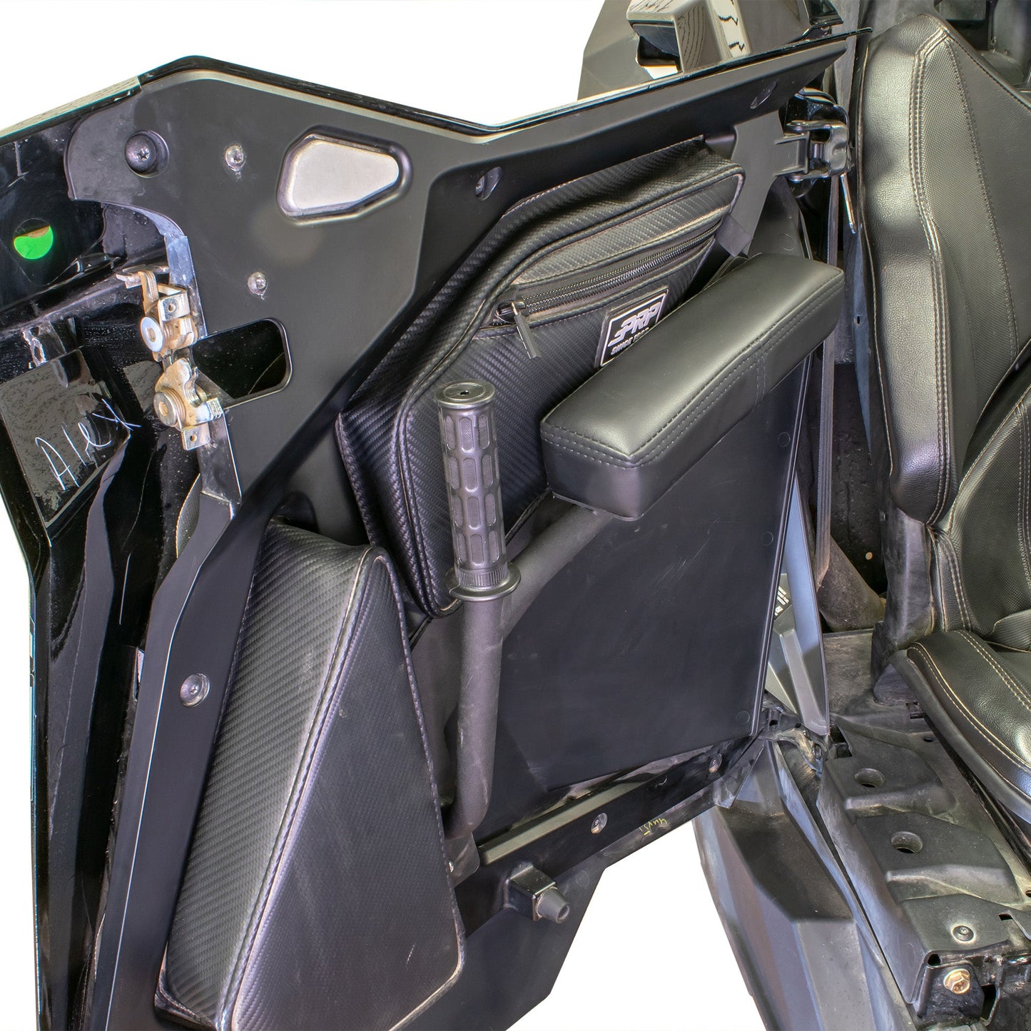 Aftermarket rear door arm supports compatible with Polaris RZR Pro XP