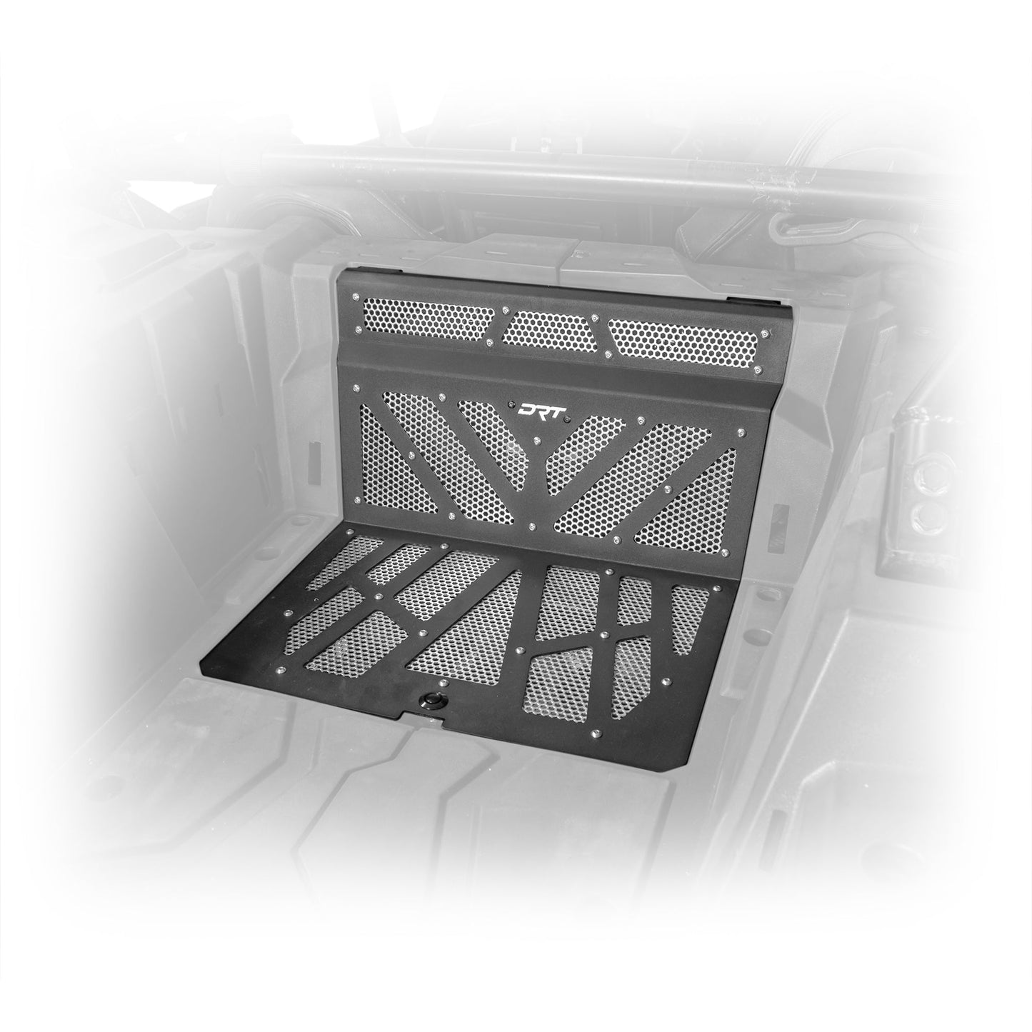 RZR xp 1000 vented engine cover installed view