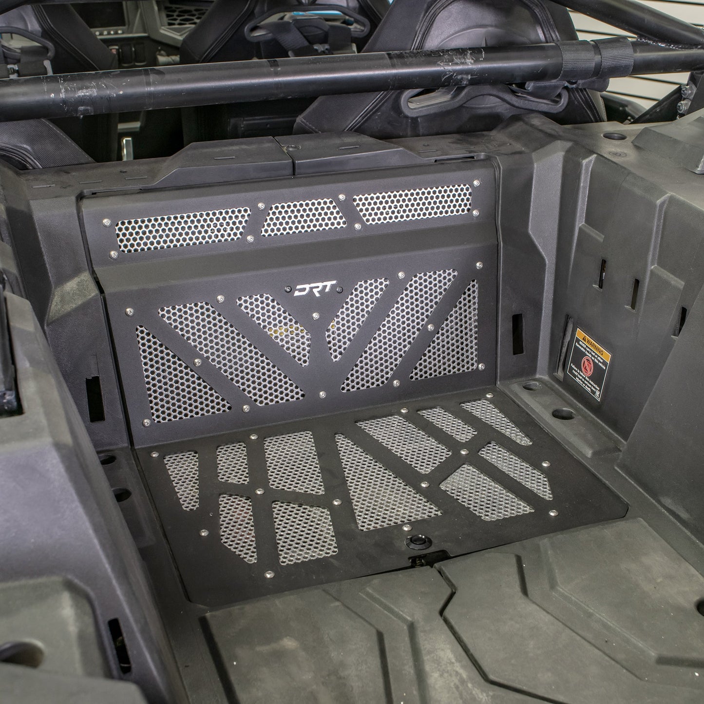 RZR xp 1000 vented engine cover installed view