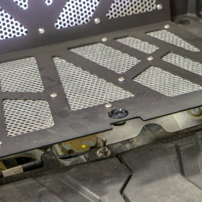 DRT rzr xp 1000 vented engine cover close up