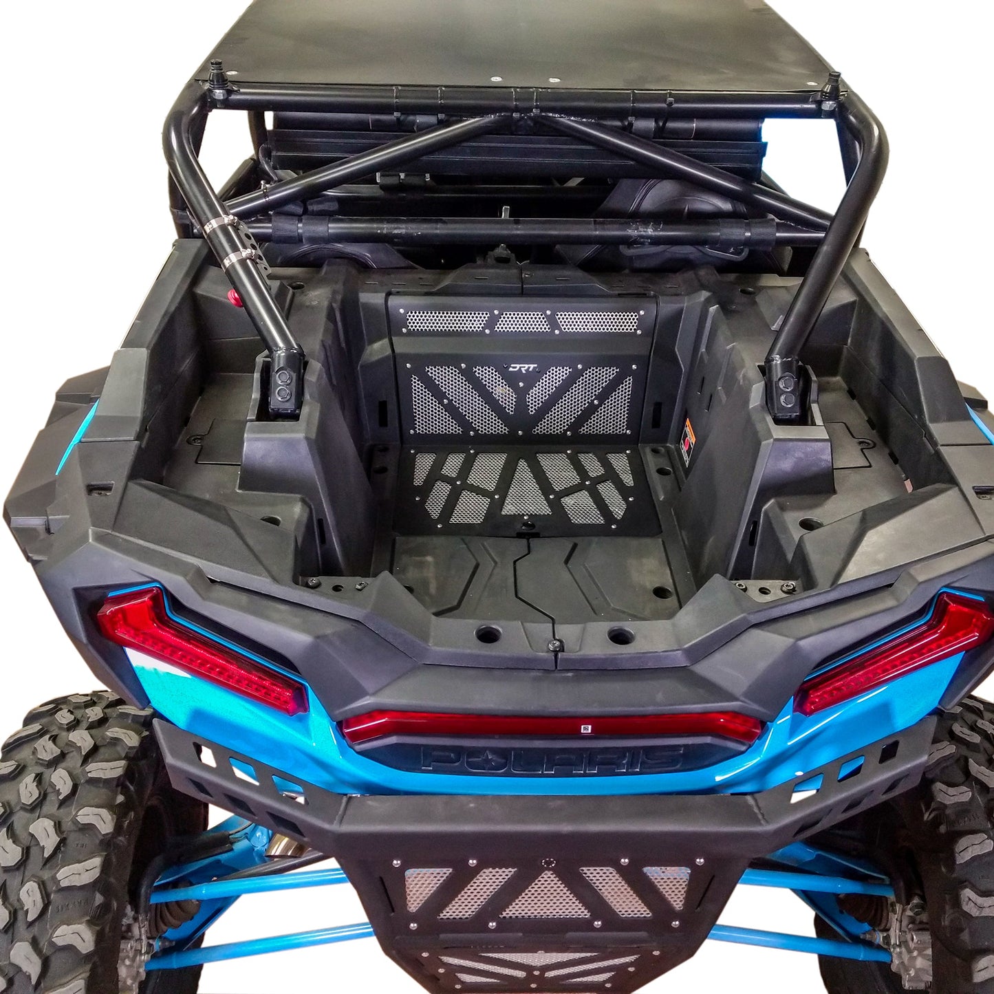 RZR xp 1000 vented engine cover installed view