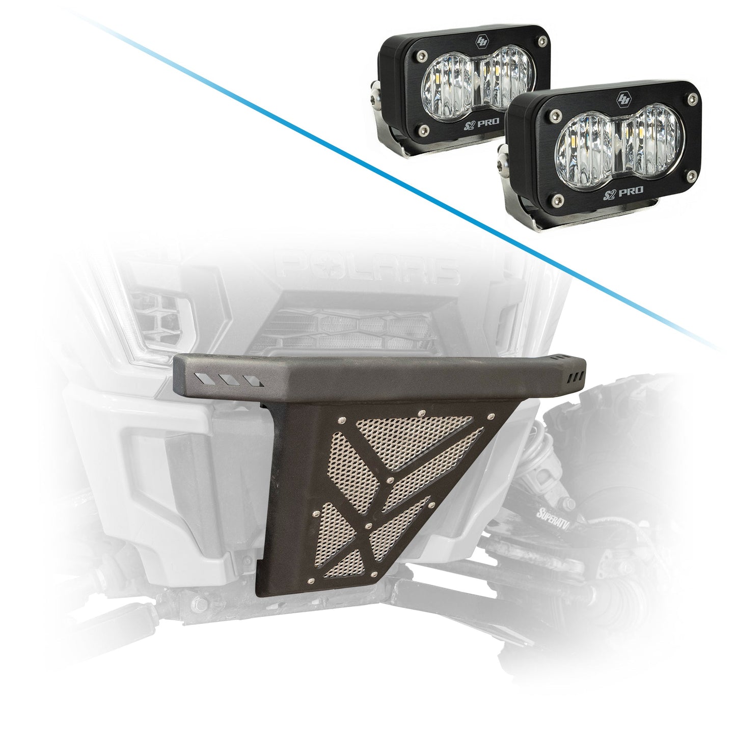 Lights options for the RZR XP 1000 front bumper