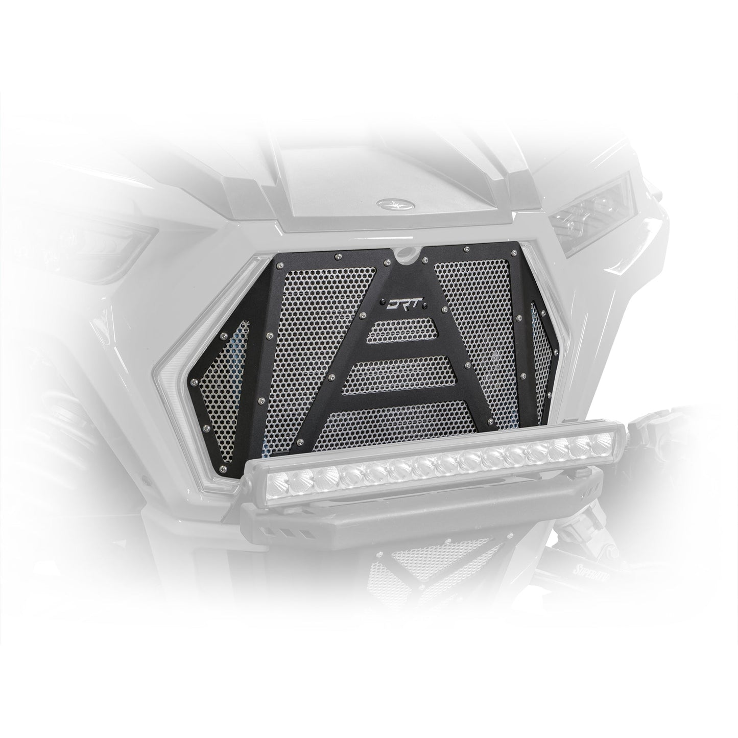 RZR xp 1000 aluminum grill installed view