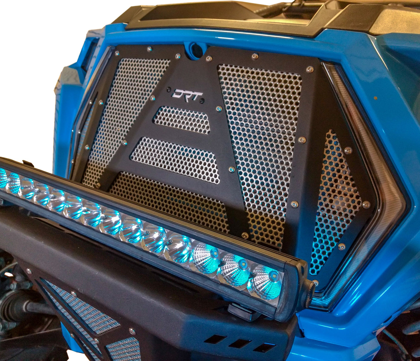 RZR xp 1000 aluminum grill installed view