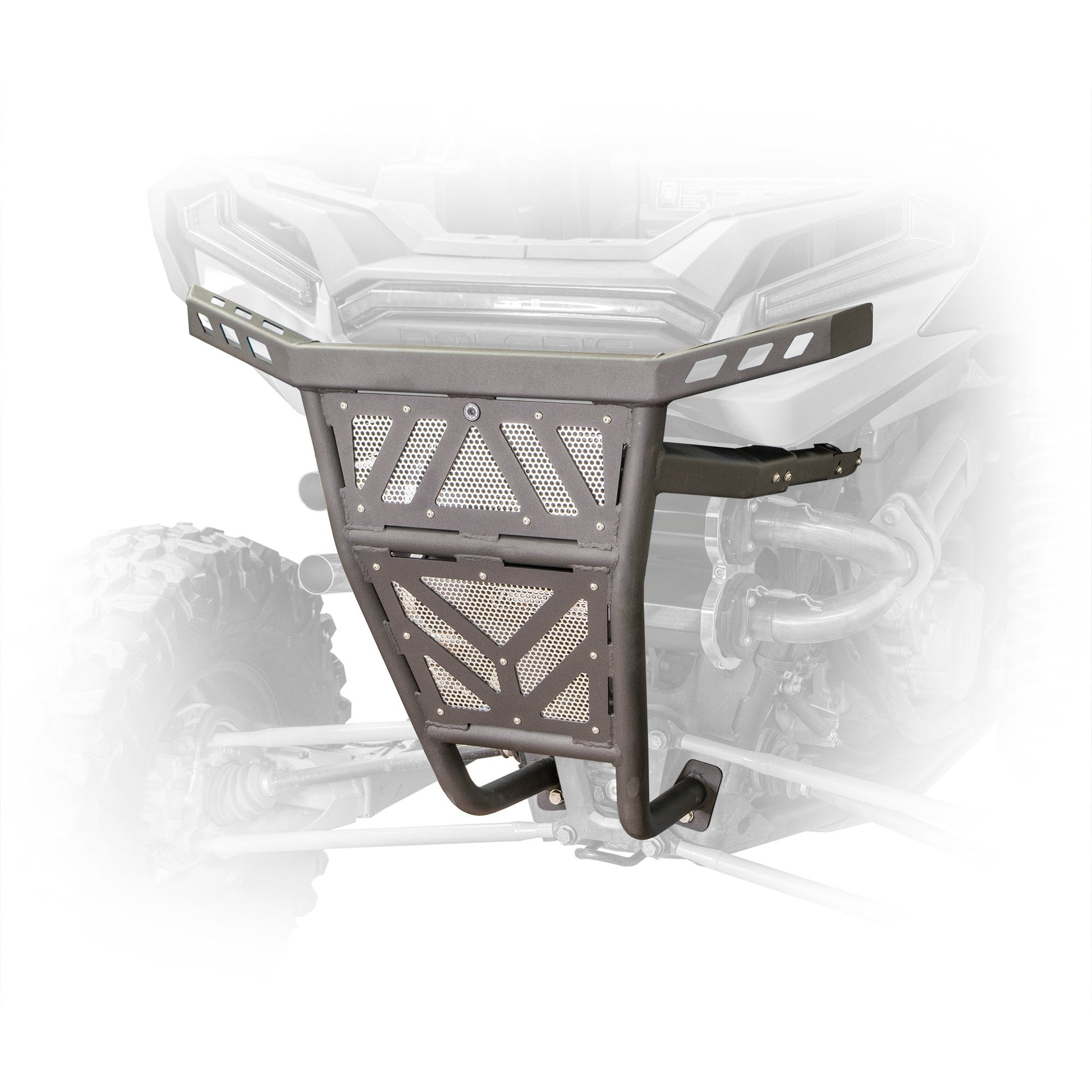 RZR XP 1000 rear bumper installed on vehicle