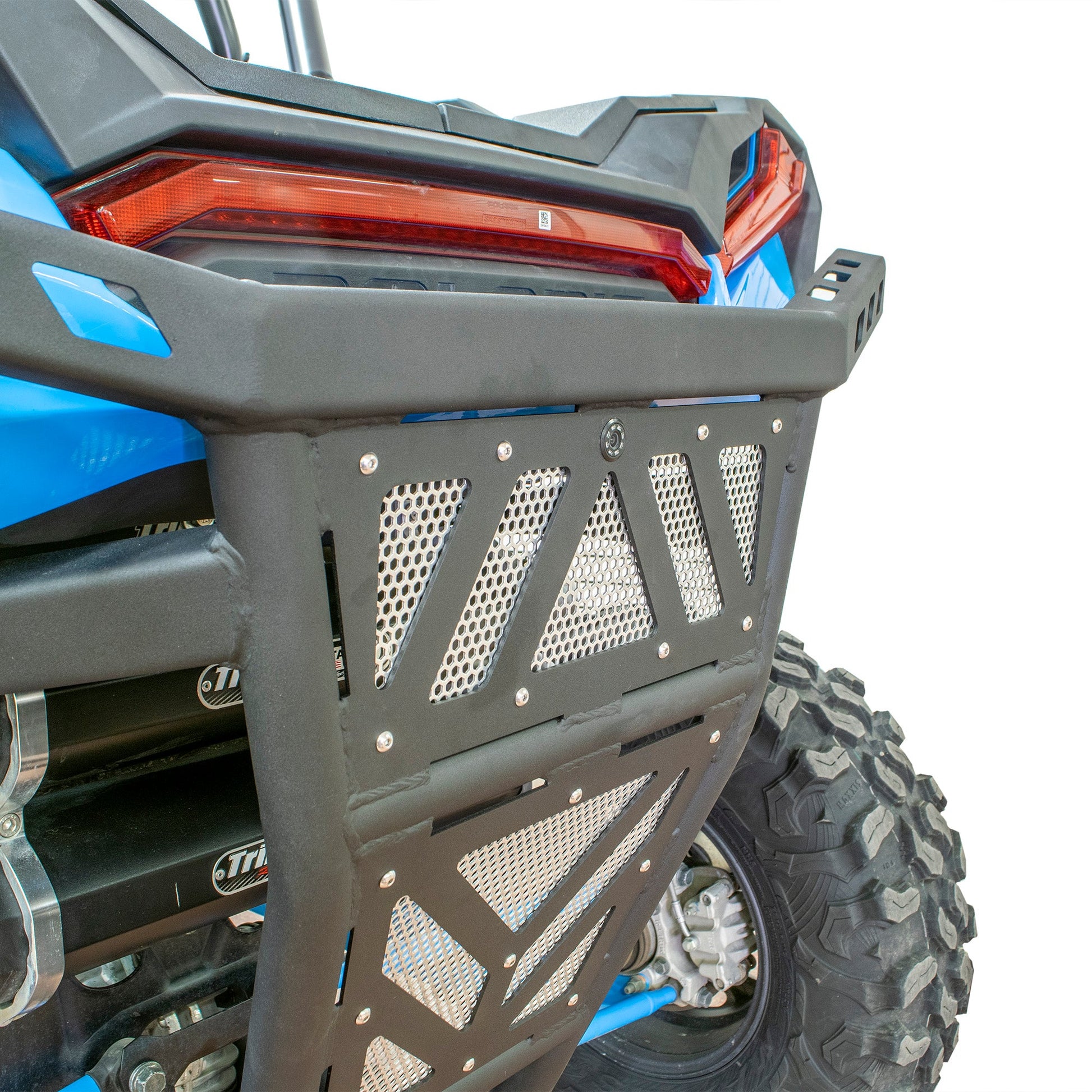 RZR XP 1000 rear bumper installed on vehicle