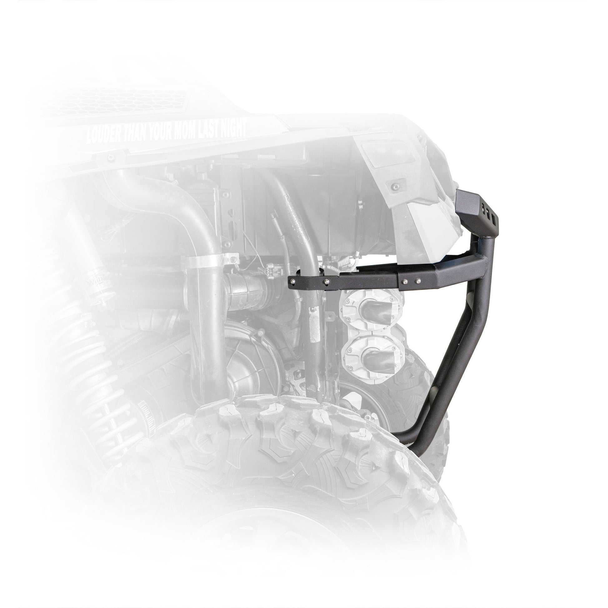 RZR XP 1000 rear bumper installed on vehicle