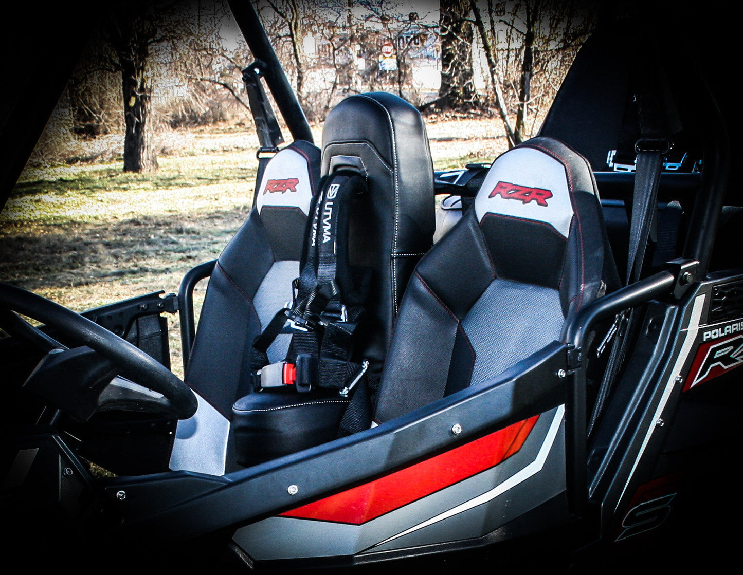 RZR 4 900 Bump Seat Set (Front and Rear)