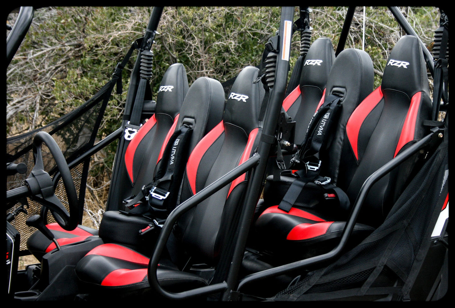 RZR 4 800 Bump Seats Set (Front and Rear)