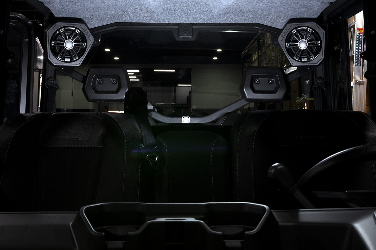 Can-Am® Defender HD11 BRP GO! Dual Subwoofer Stage 7 Stereo Kit | UTVS-DEF2-S7-GO