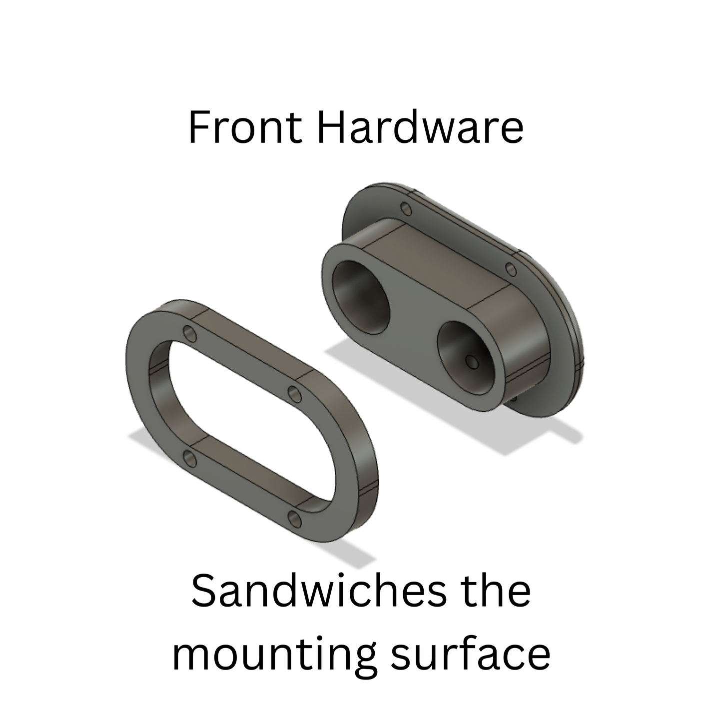 Dual Flush Mount for Intercom Cables – Rugged Radios and PCI Compatible