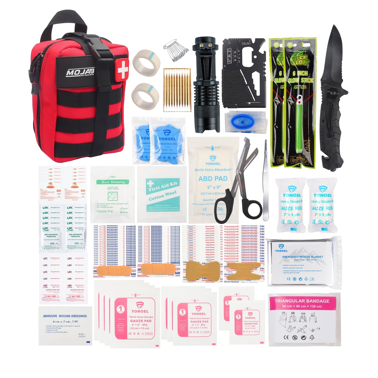 First Aid Kit (151 pieces) Red color expected to be shipped week commencing July 20th