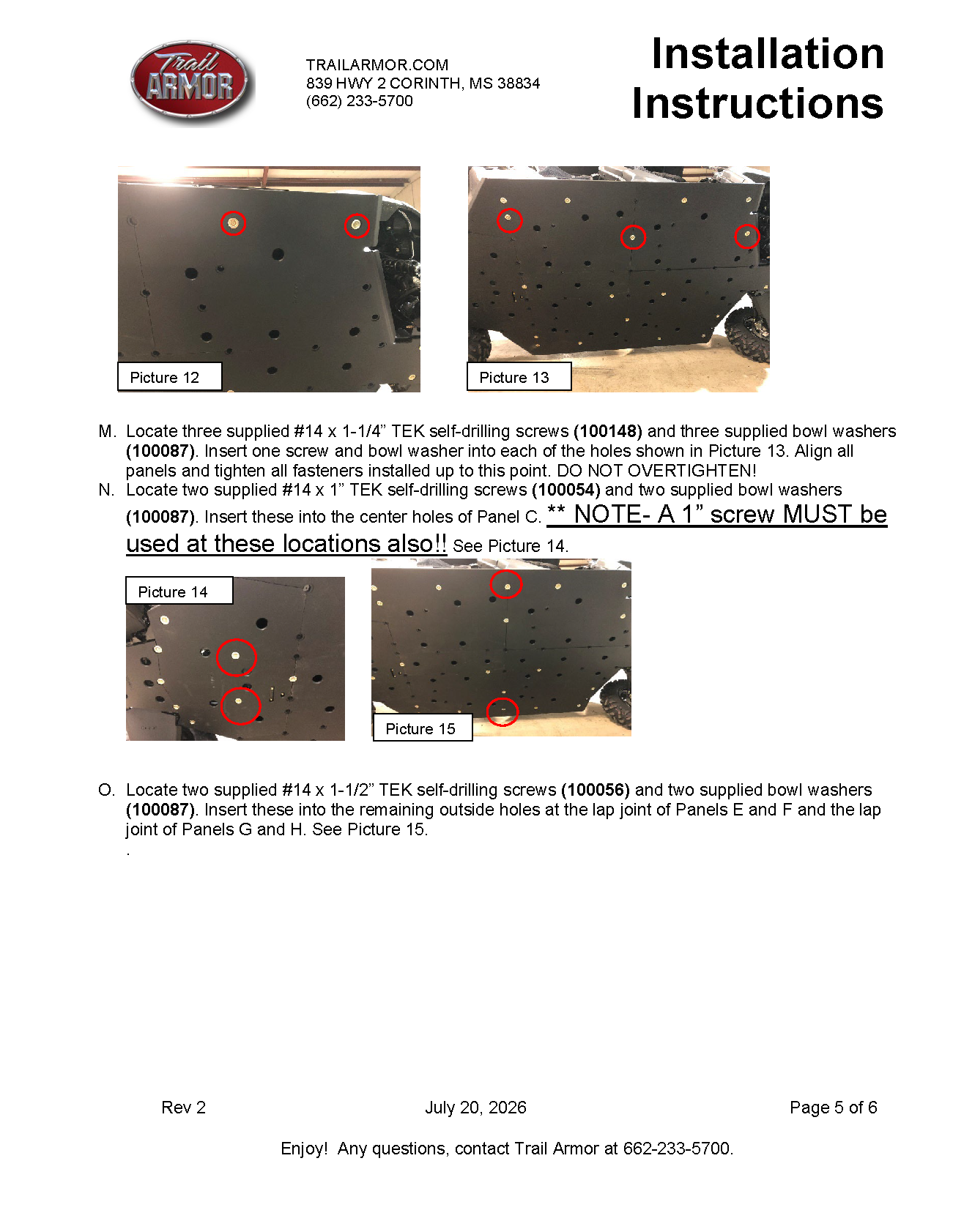 Trail Armor Can Am Defender Max, Defender Max XT, Defender Max XT Cab HD10, Defender Max X MR HD10, Defender Pro DPS HD10, Defender Pro XT HD10, Defender Max HD7, Defender Max HD9, Defender Max DPS HD9, Defender Max XT HD9 Full Skids