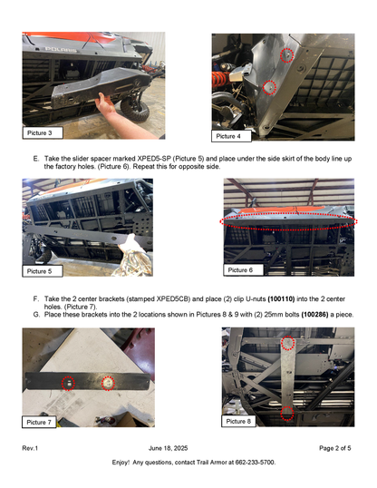 Trail Armor Polaris Xpedition XP 5 and ADV 5 Full Skids 2024 - 2025