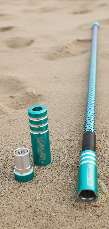 Game Changer LED Whip - Striking Teal Single