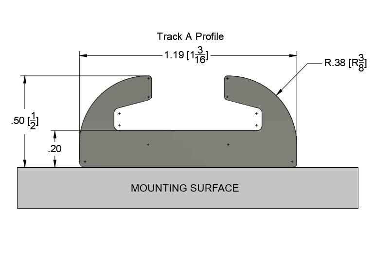 Aluminum L-Track Cargo Rail – With-Pre-Drilled Holes | 6061-T6 Airline Track (Custom Lengths)