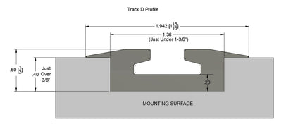 Aluminum L-Track Cargo Rail – With-Pre-Drilled Holes | 6061-T6 Airline Track (Custom Lengths)