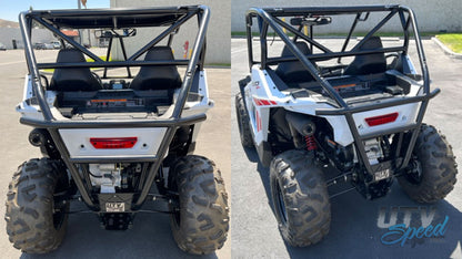 Polaris RZR 200 Fastback Cage with attached rear bumper