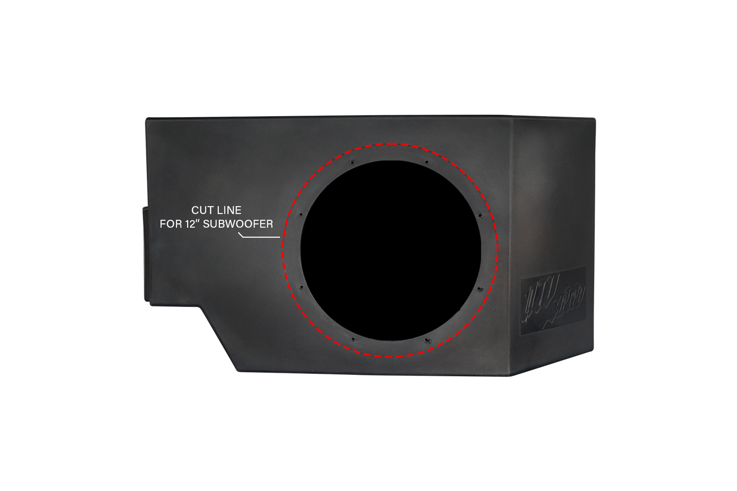 Can-Am® Defender HD10 1000W Single Passenger Side 10" Subwoofer Kit | UTVS-DEF-SUB-1000