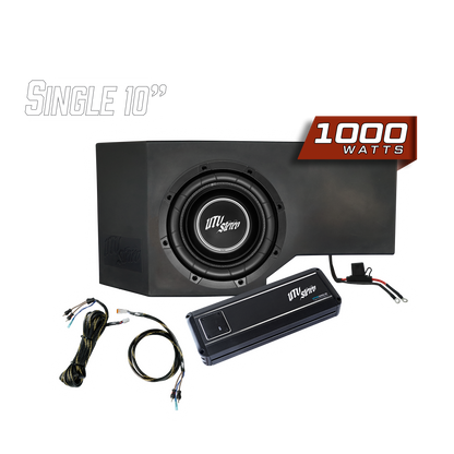Can-Am® Defender HD10 1000W Single Passenger Side 10" Subwoofer Kit | UTVS-DEF-SUB-1000