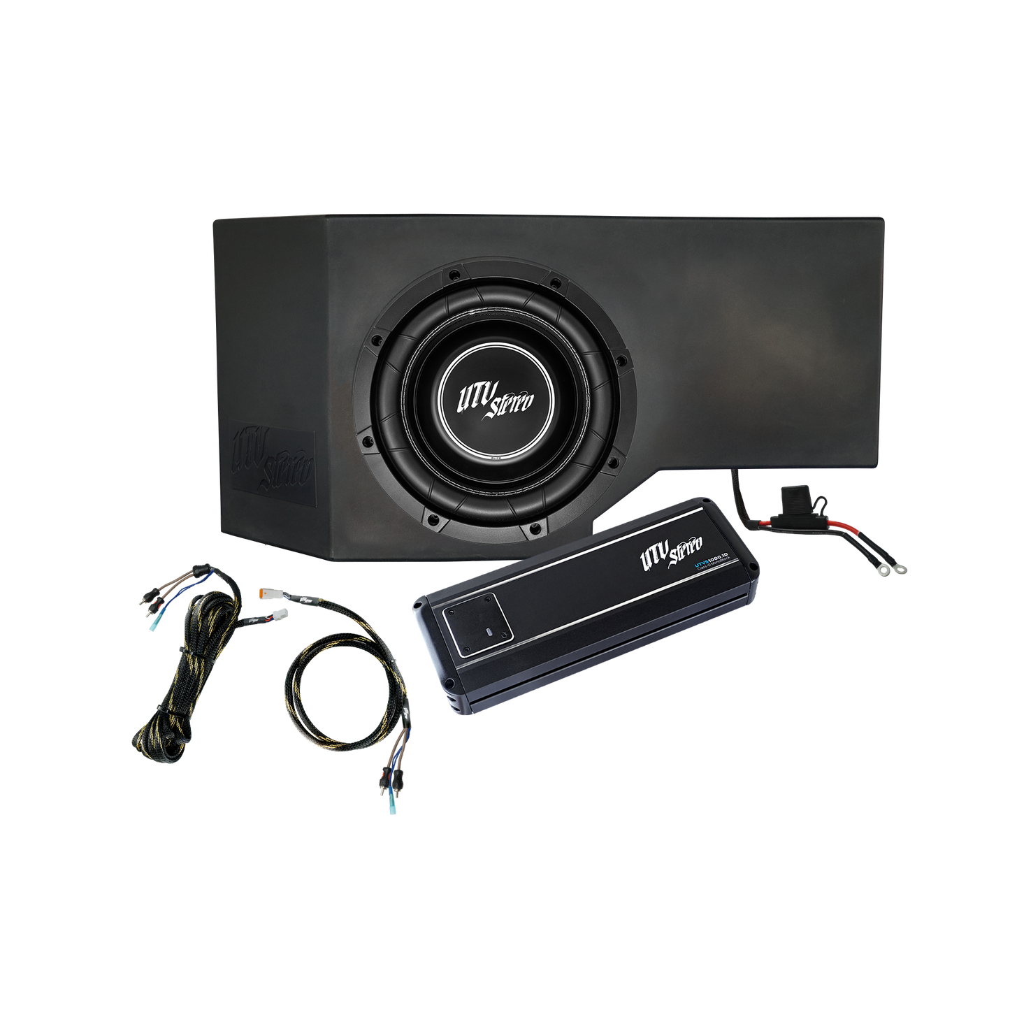 Can-Am® Defender HD10 1000W Single Passenger Side 10" Subwoofer Kit | UTVS-DEF-SUB-1000