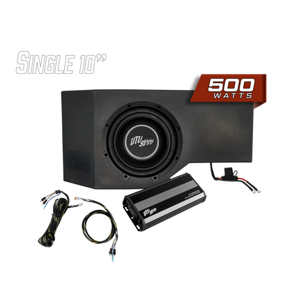 Can-Am® Defender HD10 500W Single Side 10" Subwoofer Kit | UTVS-DEF-SUB-500