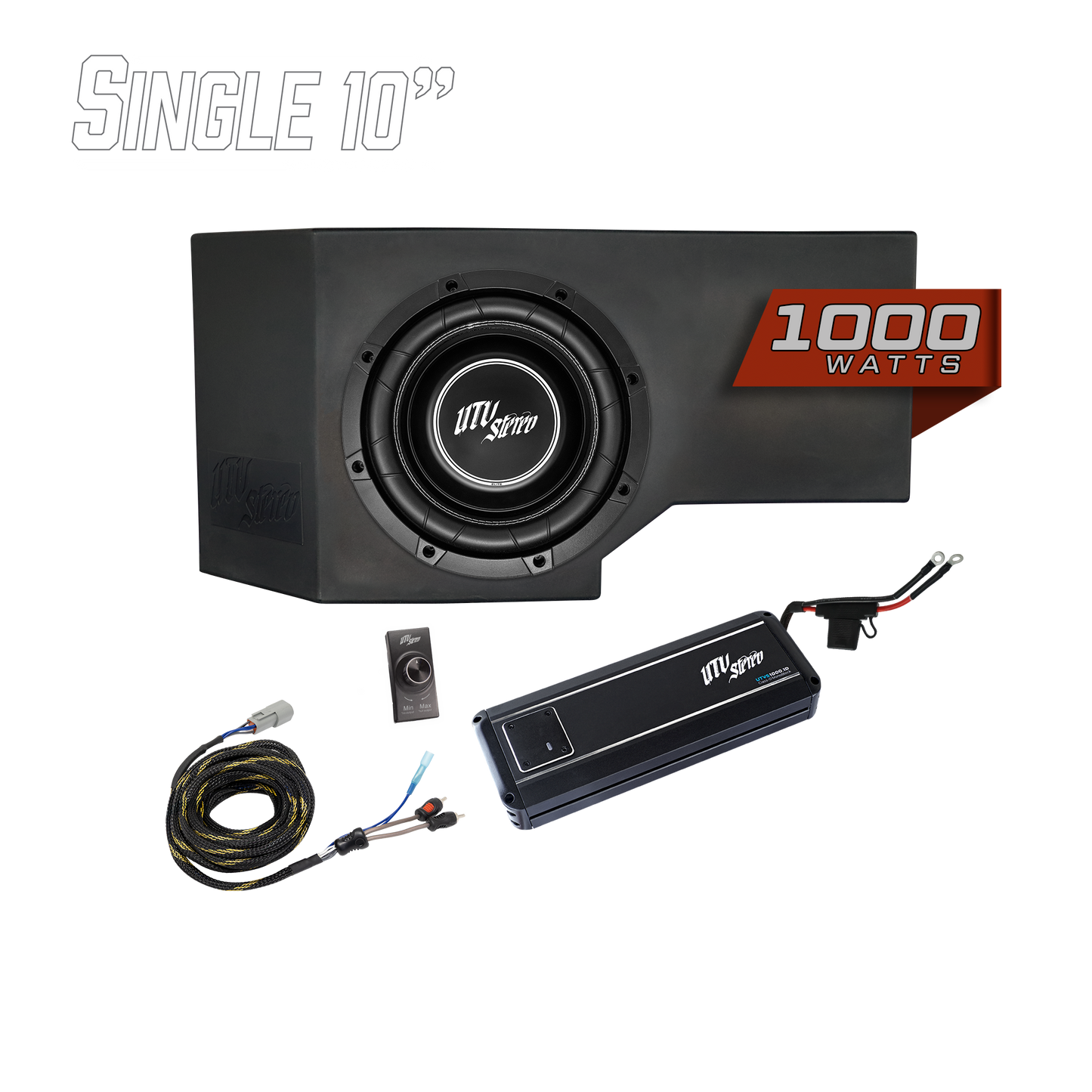 Can-Am® Defender HD11 1000W Single 10" Subwoofer Kit | UTVS-DEF2-1000-1-GO