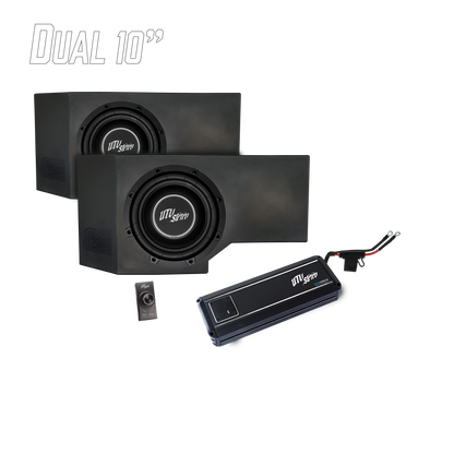 Can-Am® Defender HD11 1000W Dual 10" Subwoofer Kit | UTVS-DEF2-1000-2-GO