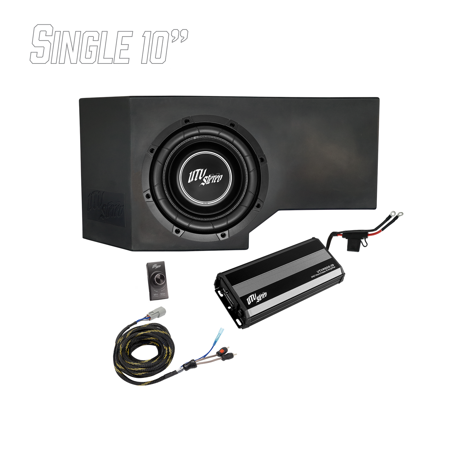 Can-Am® Defender HD11 500W Single 10" Subwoofer Kit | UTVS-DEF2-500-1-GO