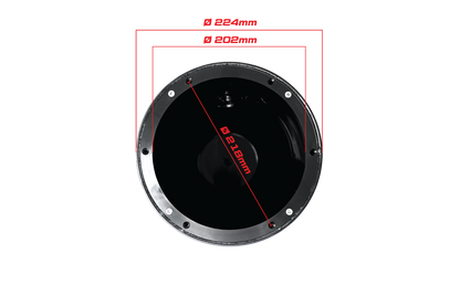 8" Cage Mount Pods - Unloaded (Pair) | UTVS-CP8