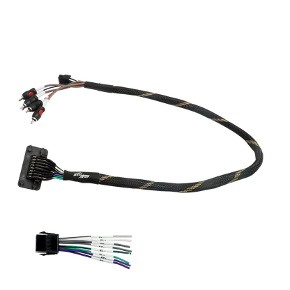 '20-'26 RZR® Pro Series Ride Command Front & Rear RCA Output + Speaker Wire & Remote | UTVS-PRO-RC-RCA-OUT
