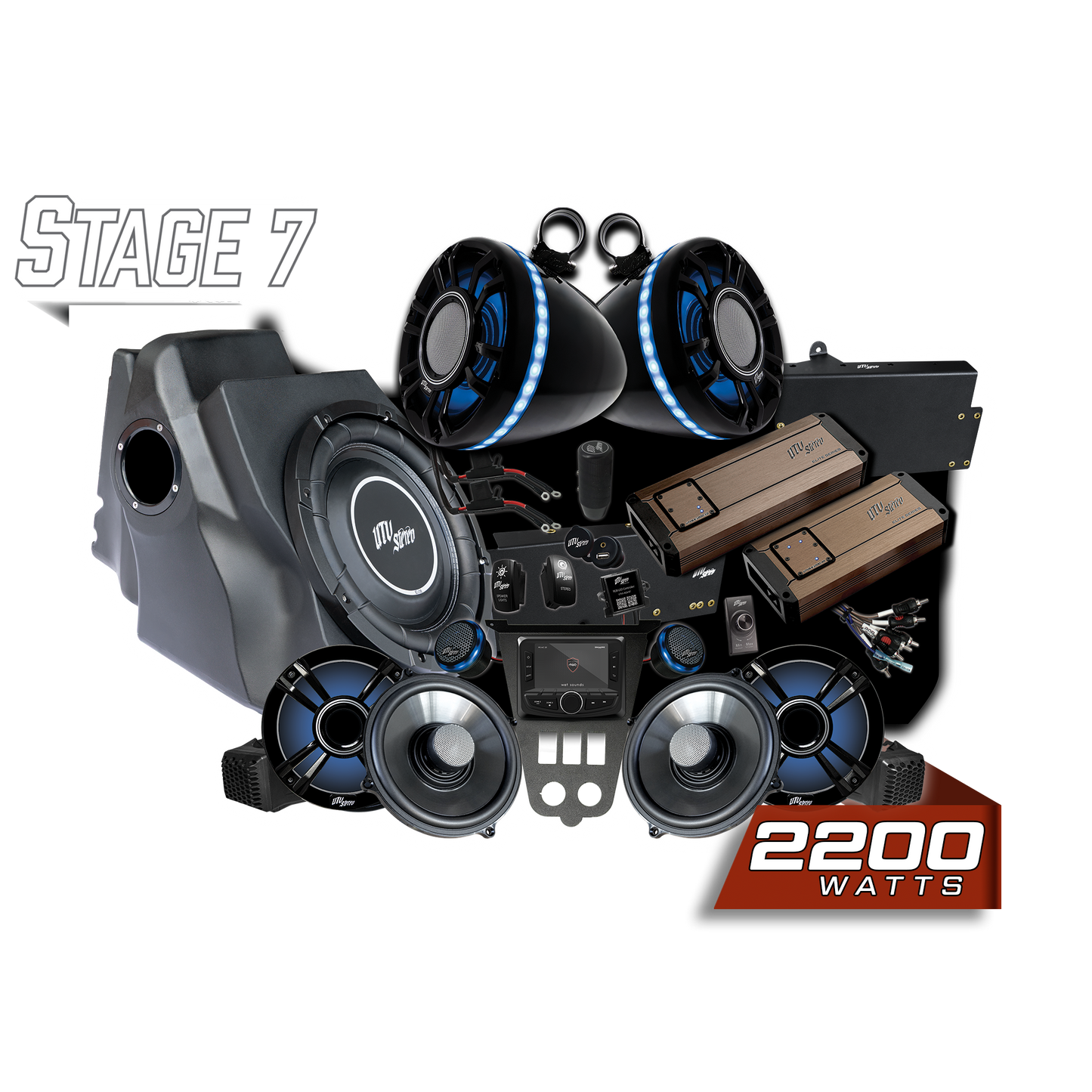 '25-'26 RZR® Pro Series Elite Stage 7 Stereo Kit | UTVS-PRO2-S7-E