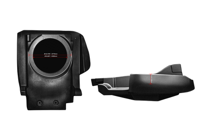 Can-Am® Maverick R 10" Front Passenger Subwoofer Enclosure (2-SEAT MODELS) – Unloaded | UTVS-R-ENC-PASS-2