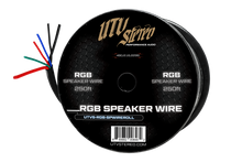 6 Conductor RGB Speaker Wire - 50' | UTVS-RGB-SPWIRE-50