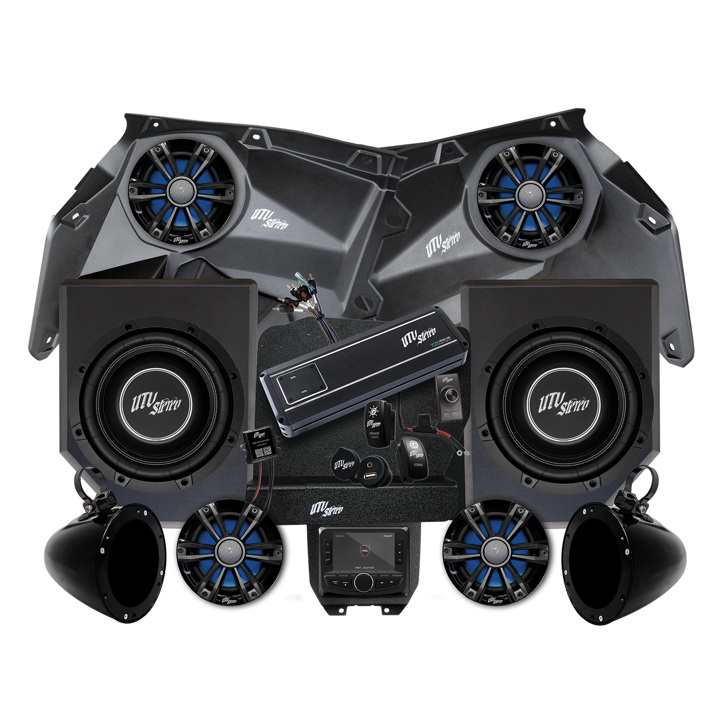Can-Am® X3 Signature Series Stage 6 Stereo Kit | UTVS-X3-S6-S