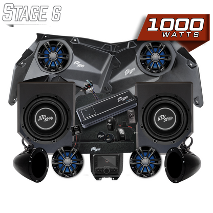 Can-Am® X3 Signature Series Stage 6 Stereo Kit | UTVS-X3-S6-S