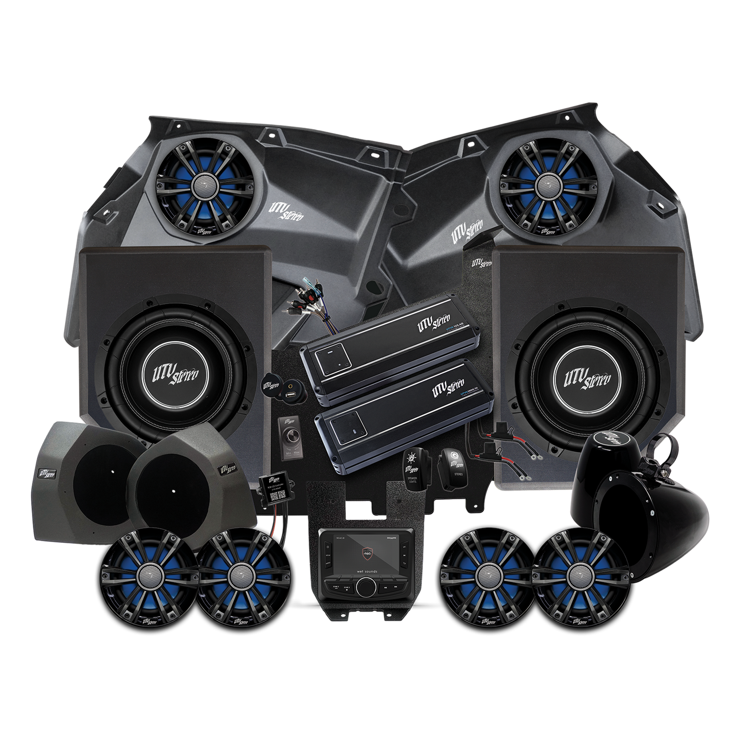 Can-Am® X3 Signature Series Stage 7 Stereo Kit | UTVS-X3-S7-S